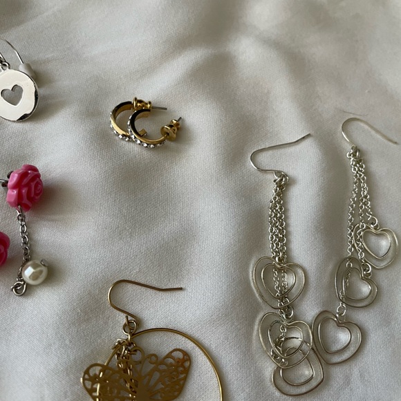 Vintage earrings lot of 10 - Picture 3 of 7